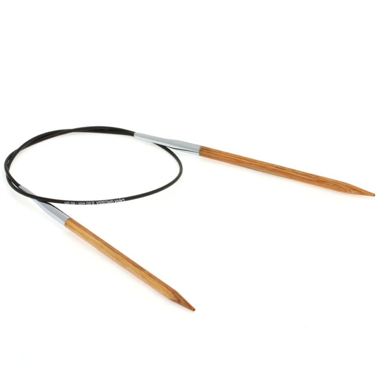 Lana Grossa Rundstricknadel Design-Holz Natur St. 5,0/60cm