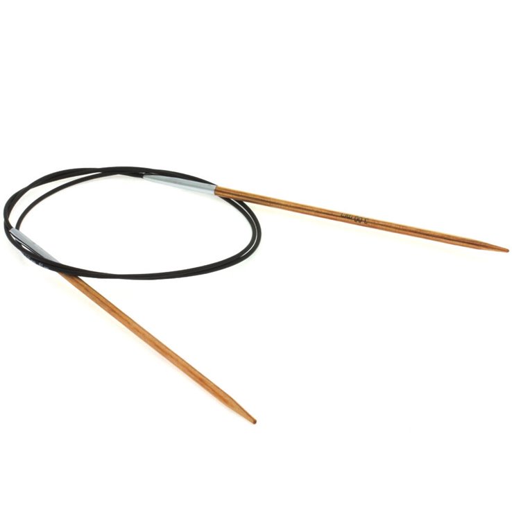 Lana Grossa Rundstricknadel Design-Holz Natur St. 3,0/80cm