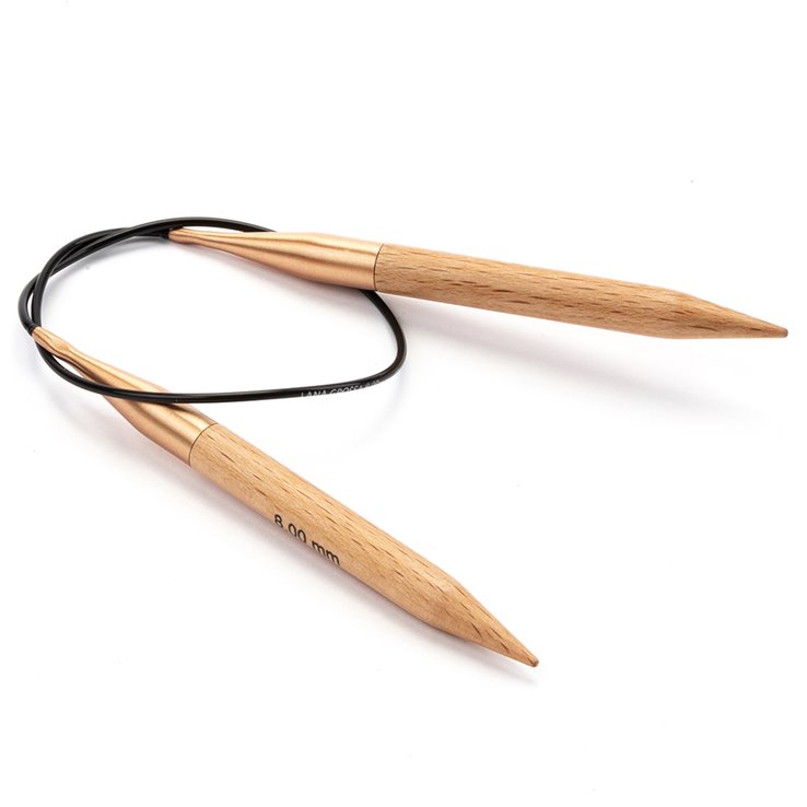 Lana Grossa Rundstricknadel Buche (Tanja Steinbach Edition) St. 8,0/ 40cm