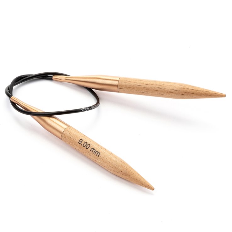 Lana Grossa Rundstricknadel Buche (Tanja Steinbach Edition) St. 9,0/ 40cm