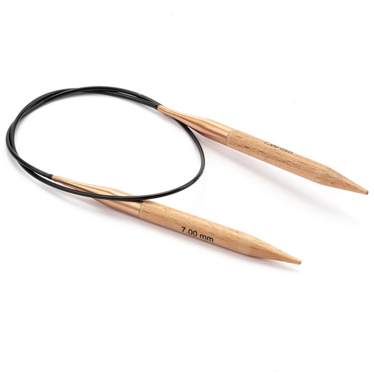 Lana Grossa Rundstricknadel Buche (Tanja Steinbach Edition) St. 7,0/ 50cm