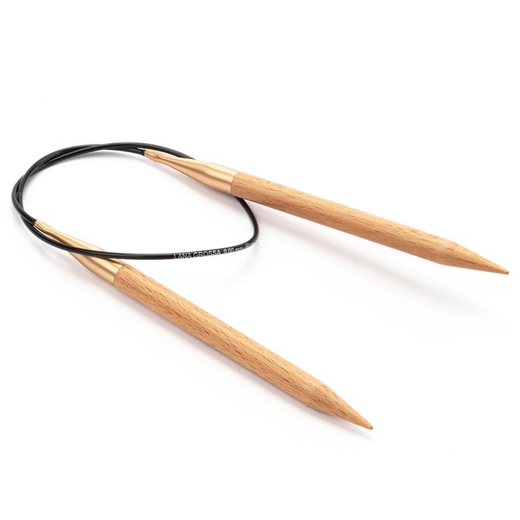 Lana Grossa Rundstricknadel Buche (Tanja Steinbach Edition) St. 9,0/ 60cm