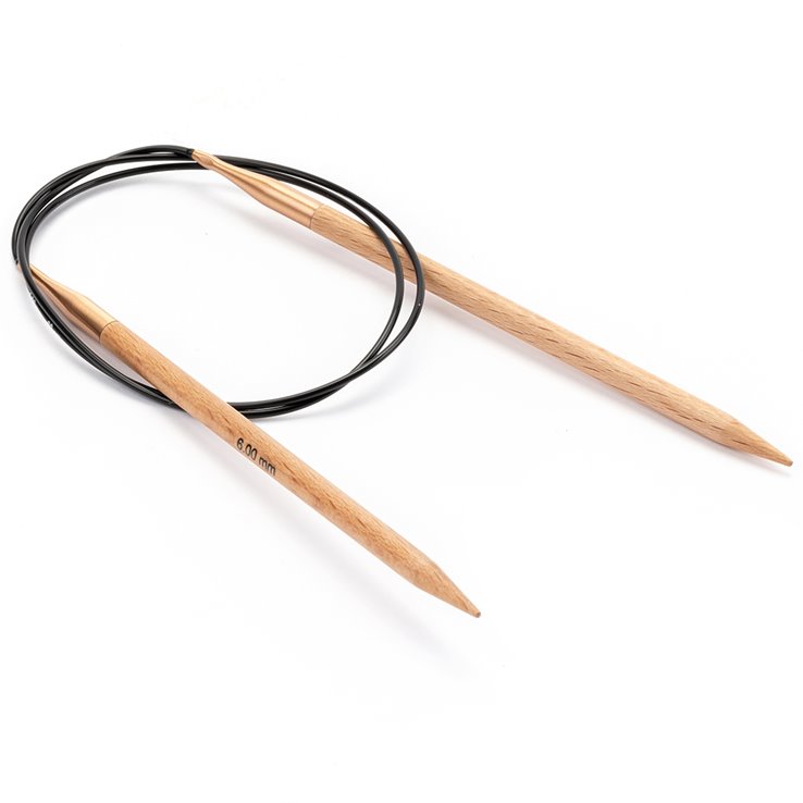 Lana Grossa Rundstricknadel Buche (Tanja Steinbach Edition) St. 6,0/ 80cm