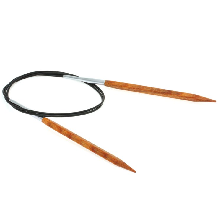 Lana Grossa Rundstricknadel Design-Holz Quattro St. 6,0/80cm