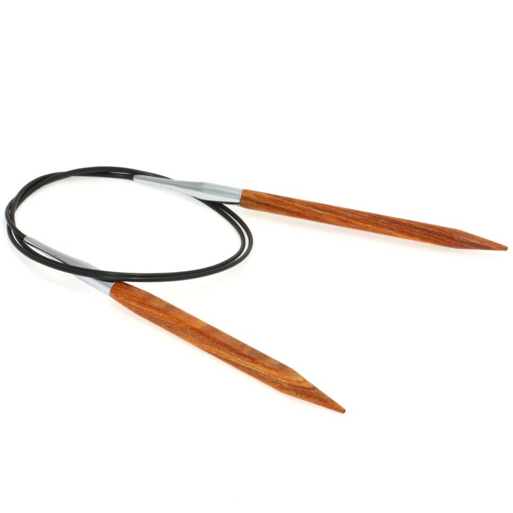 Lana Grossa Rundstricknadel Design-Holz Quattro St. 8,0/80cm