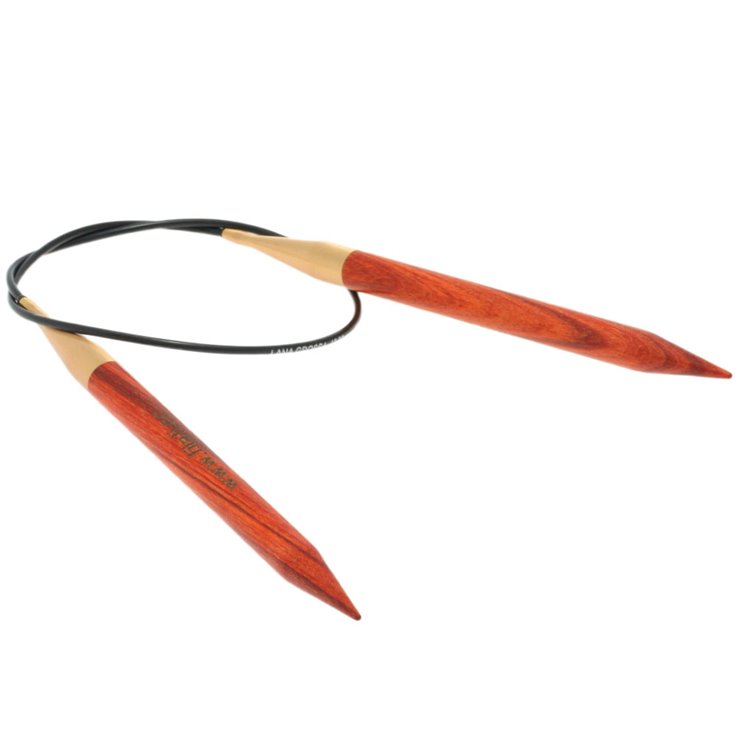 Lana Grossa Rundstricknadel Design-Holz Signal St.10,0/ 60cm