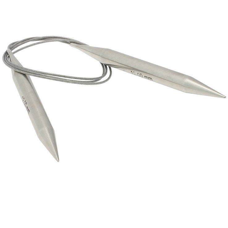 Lana Grossa Rundstricknadel Edelstahl St. 12,0/100cm