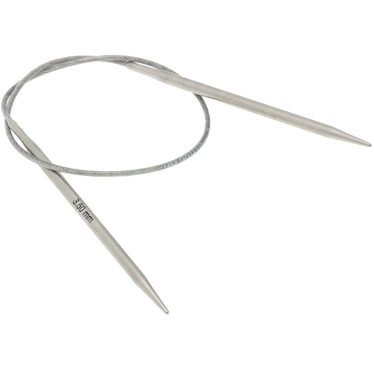 Lana Grossa Rundstricknadel Edelstahl St.  3,5/ 40cm