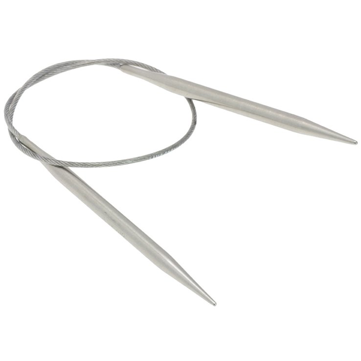 Lana Grossa Rundstricknadel Edelstahl St. 5,0/ 40cm