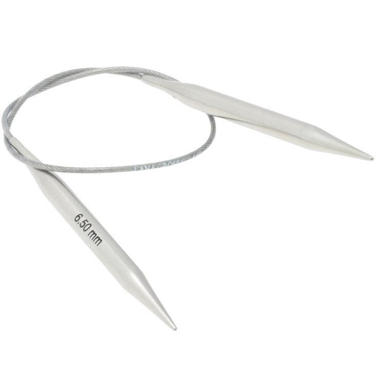 Lana Grossa Rundstricknadel Edelstahl St. 6,5/ 40cm