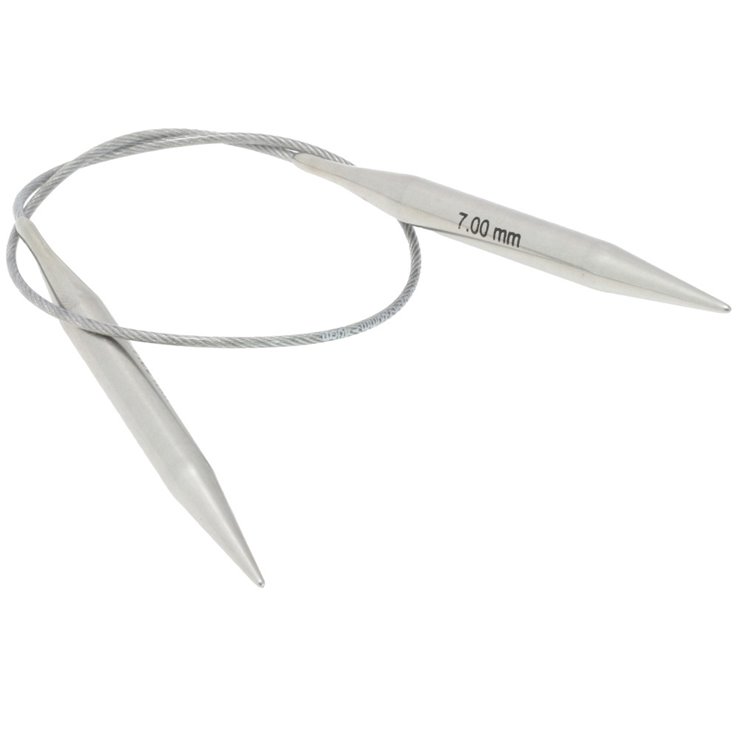 Lana Grossa Rundstricknadel Edelstahl St. 7,0/ 40cm