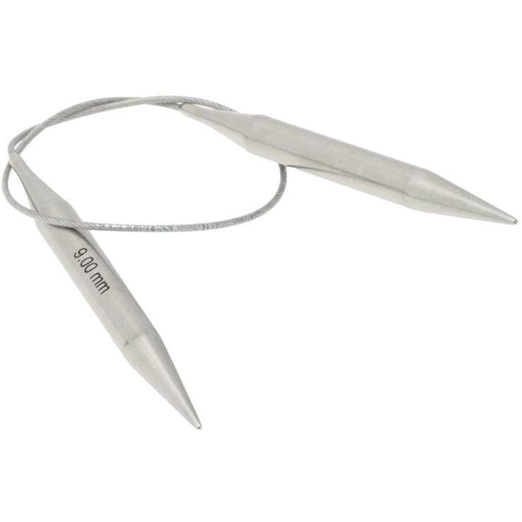 Lana Grossa Rundstricknadel Edelstahl St. 9,0/ 40cm