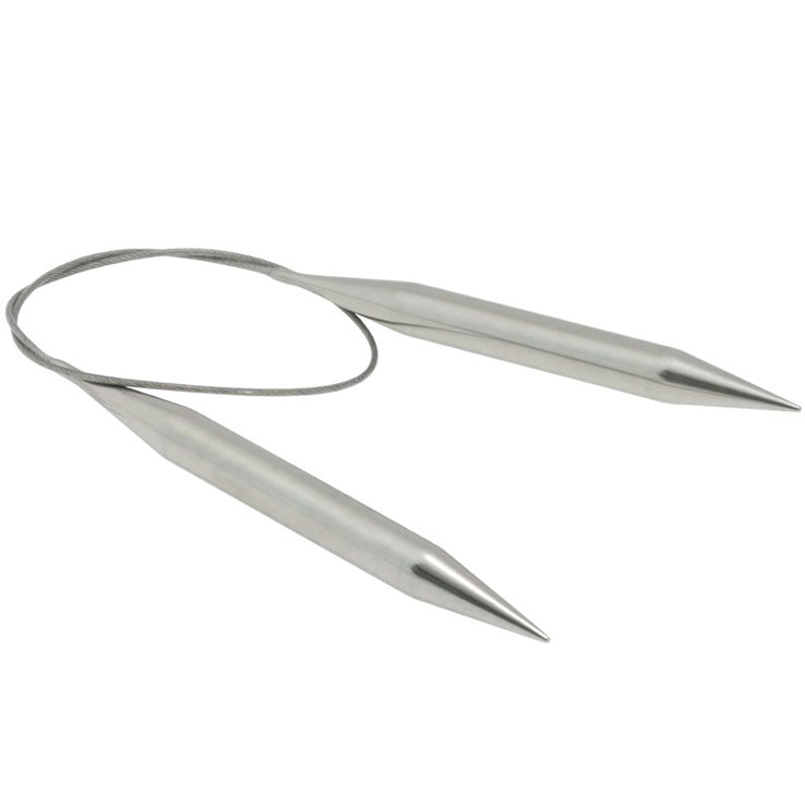 Lana Grossa Rundstricknadel Edelstahl St. 12,0/ 60cm