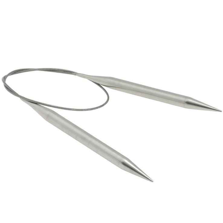 Lana Grossa Rundstricknadel Edelstahl St. 9,0/ 60cm