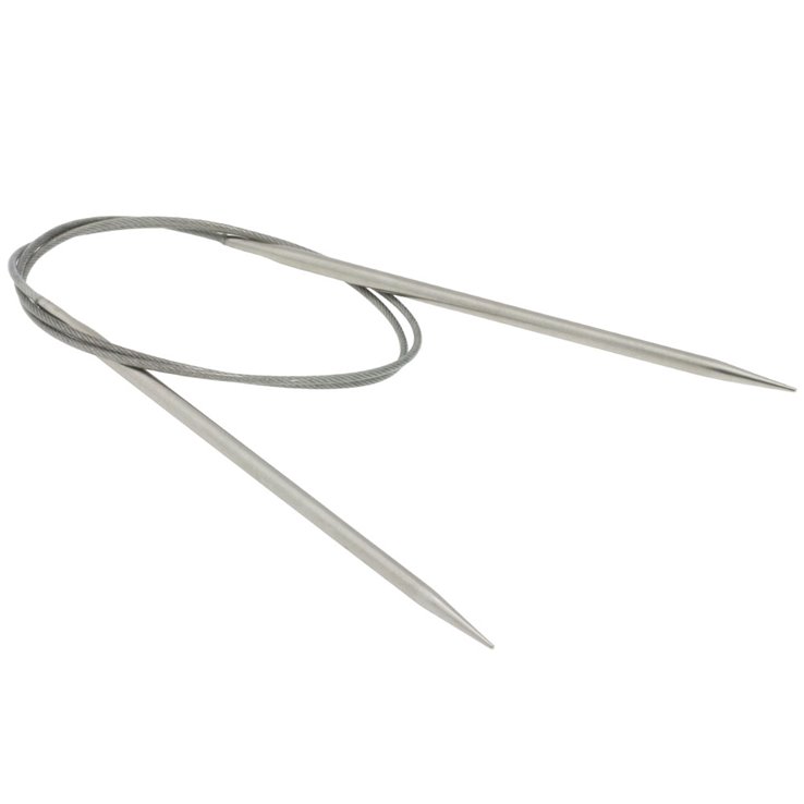 Lana Grossa Rundstricknadel Edelstahl St. 4,0/ 80cm