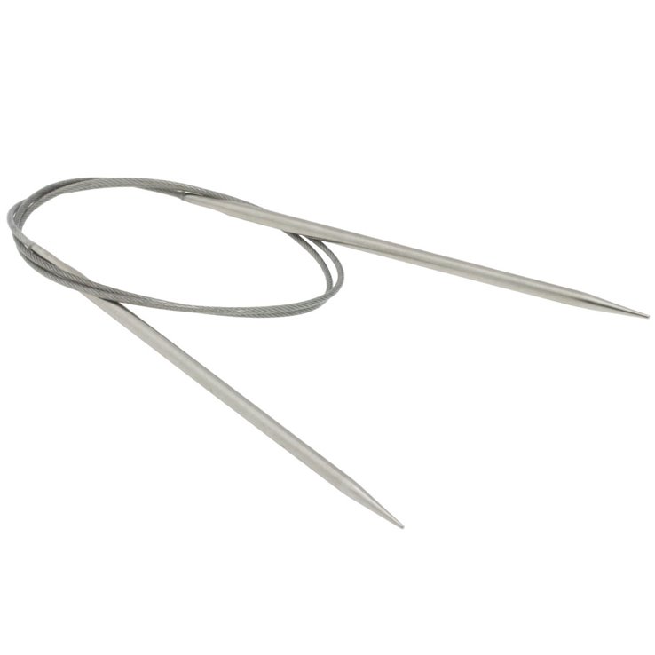 Lana Grossa Rundstricknadel Edelstahl St.  4,5/ 80cm