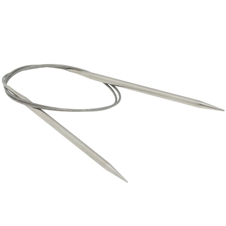 Lana Grossa Rundstricknadel Edelstahl St. 5,5/ 80cm