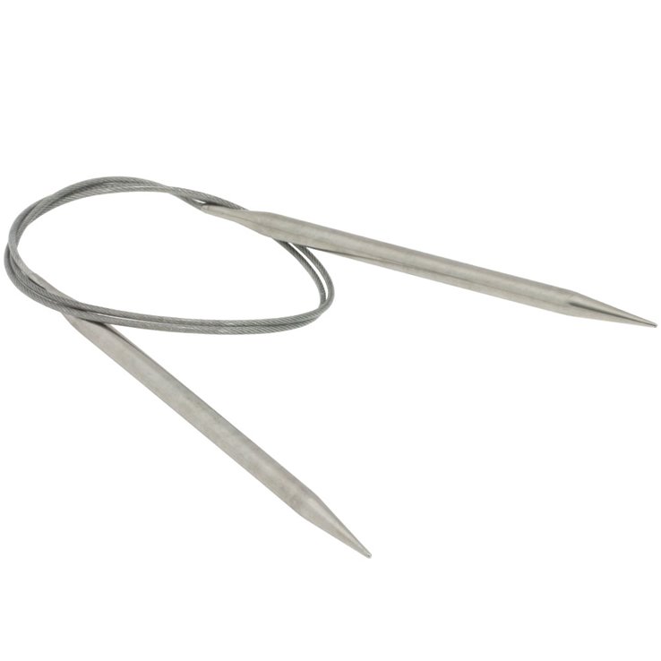 Lana Grossa Rundstricknadel Edelstahl St.  6,0/ 80cm
