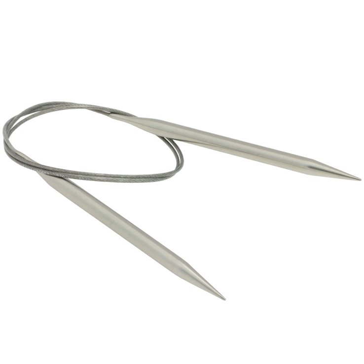 Lana Grossa Rundstricknadel Edelstahl St. 7,0/ 80cm