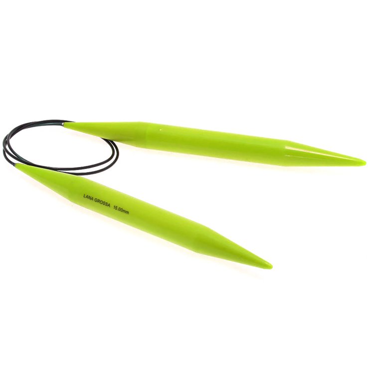 Lana Grossa Rundstricknadel Kunststoff St.15,0/80cm