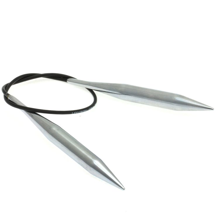 Lana Grossa Rundstricknadel Messing St.10,0/ 40cm