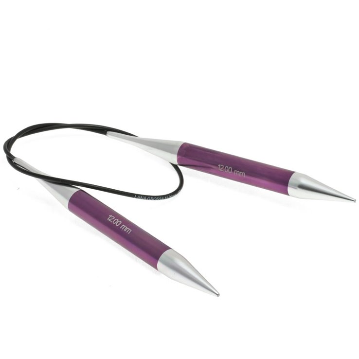 Lana Grossa Rundstricknadel Aluminium Rainbow St. 12,0/ 60cm