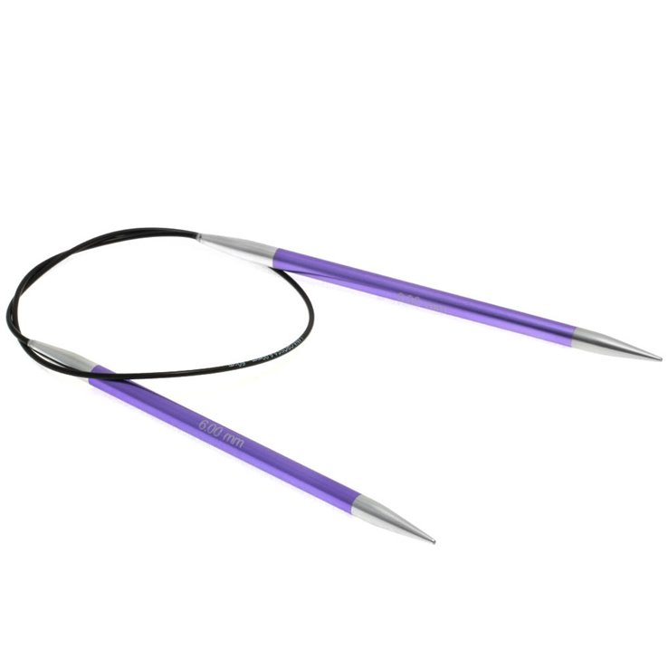 Lana Grossa Rundstricknadel Aluminium Rainbow St.  6,0/ 40cm