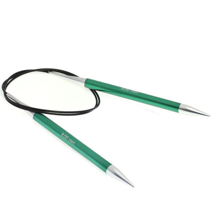 Lana Grossa Rundstricknadel Aluminium Rainbow St. 8,0/ 80cm