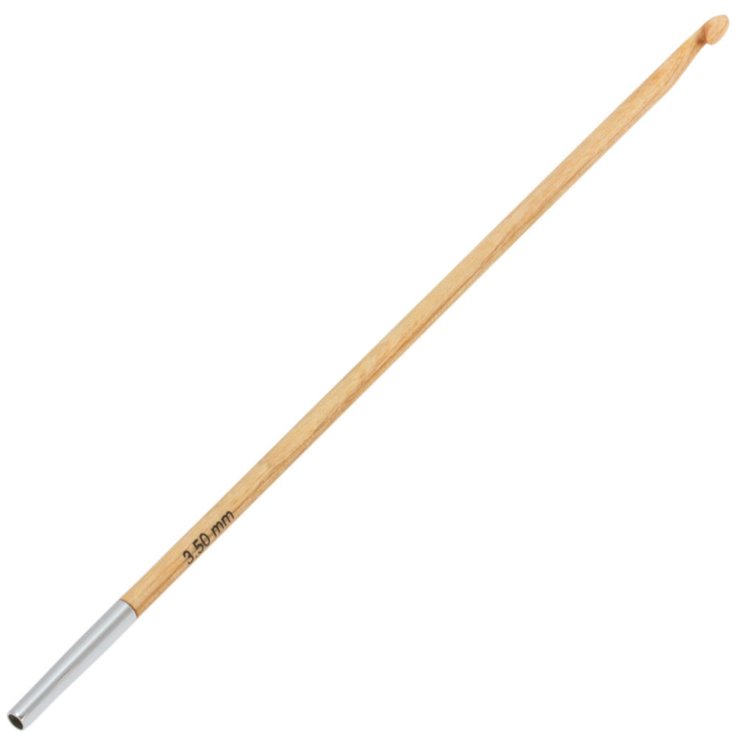 Lana Grossa Tunesische Häkelnadel Design-Holz St. 3,5