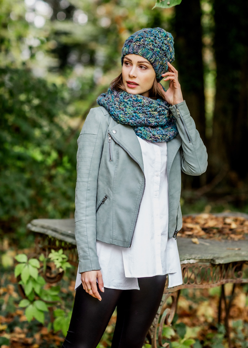 FILATI Studio HÄKELMÜTZE Cool Merino Big Color